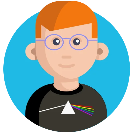 Illustration of a software developer